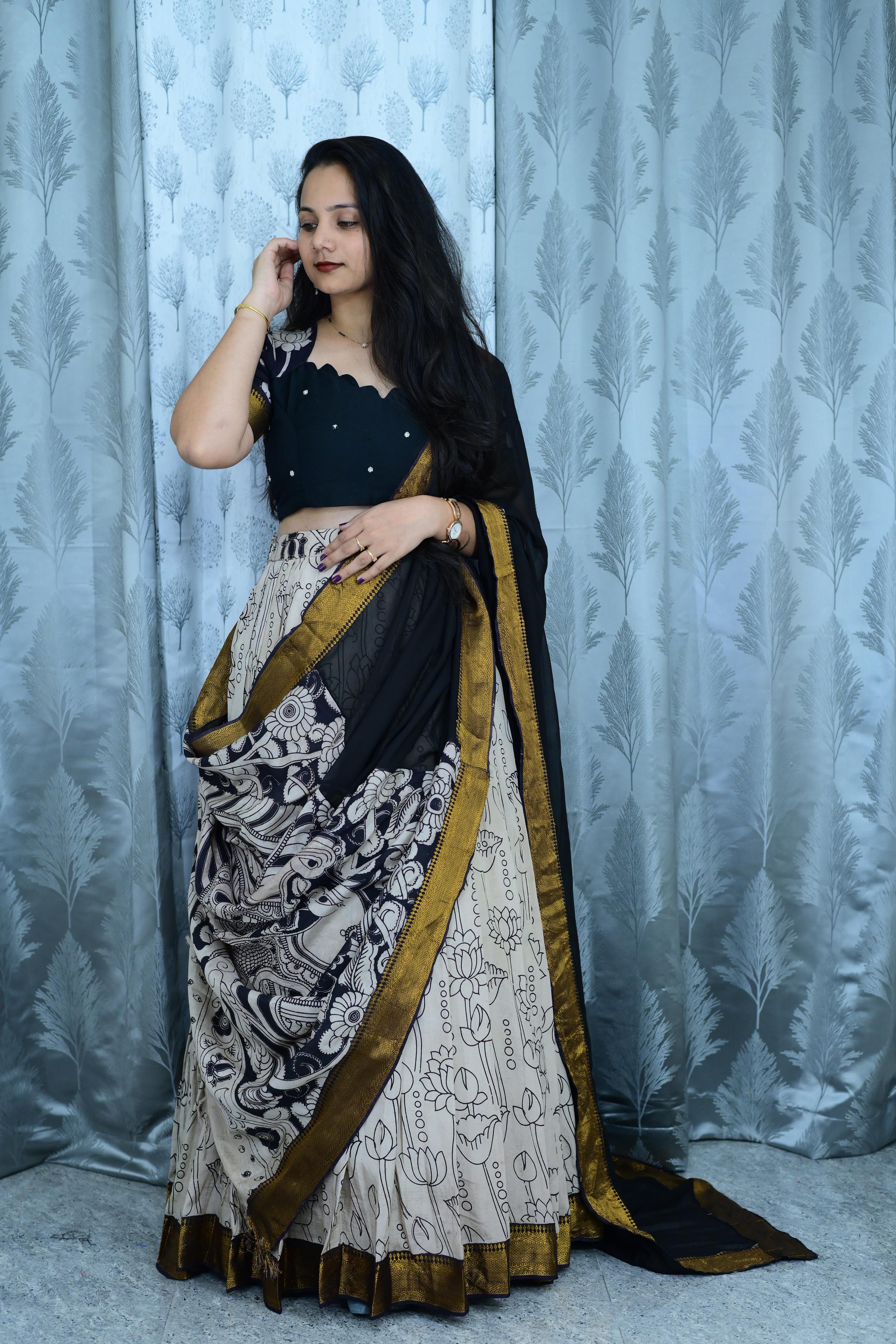 Full Half saree set