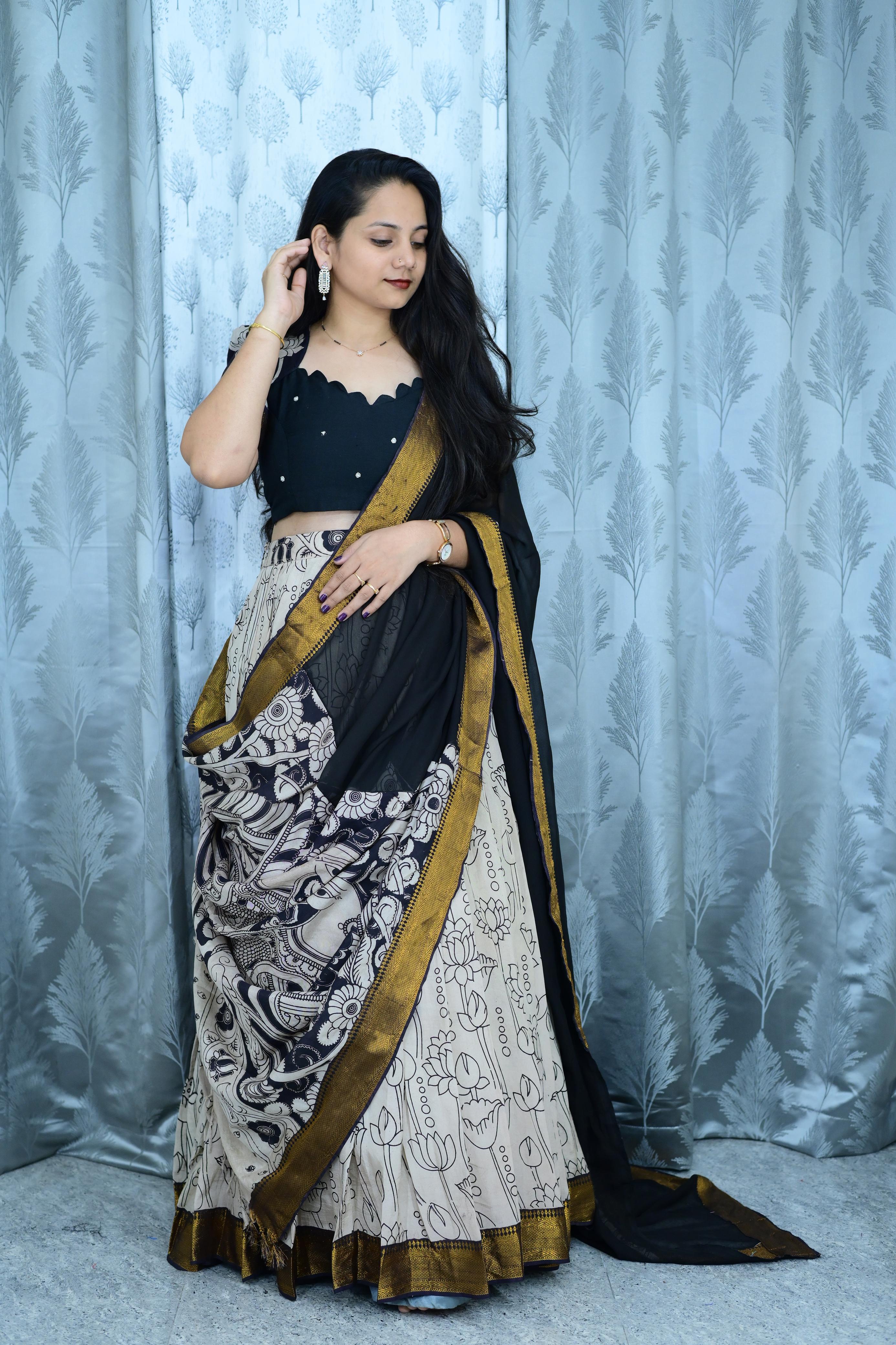 Full Half saree set
