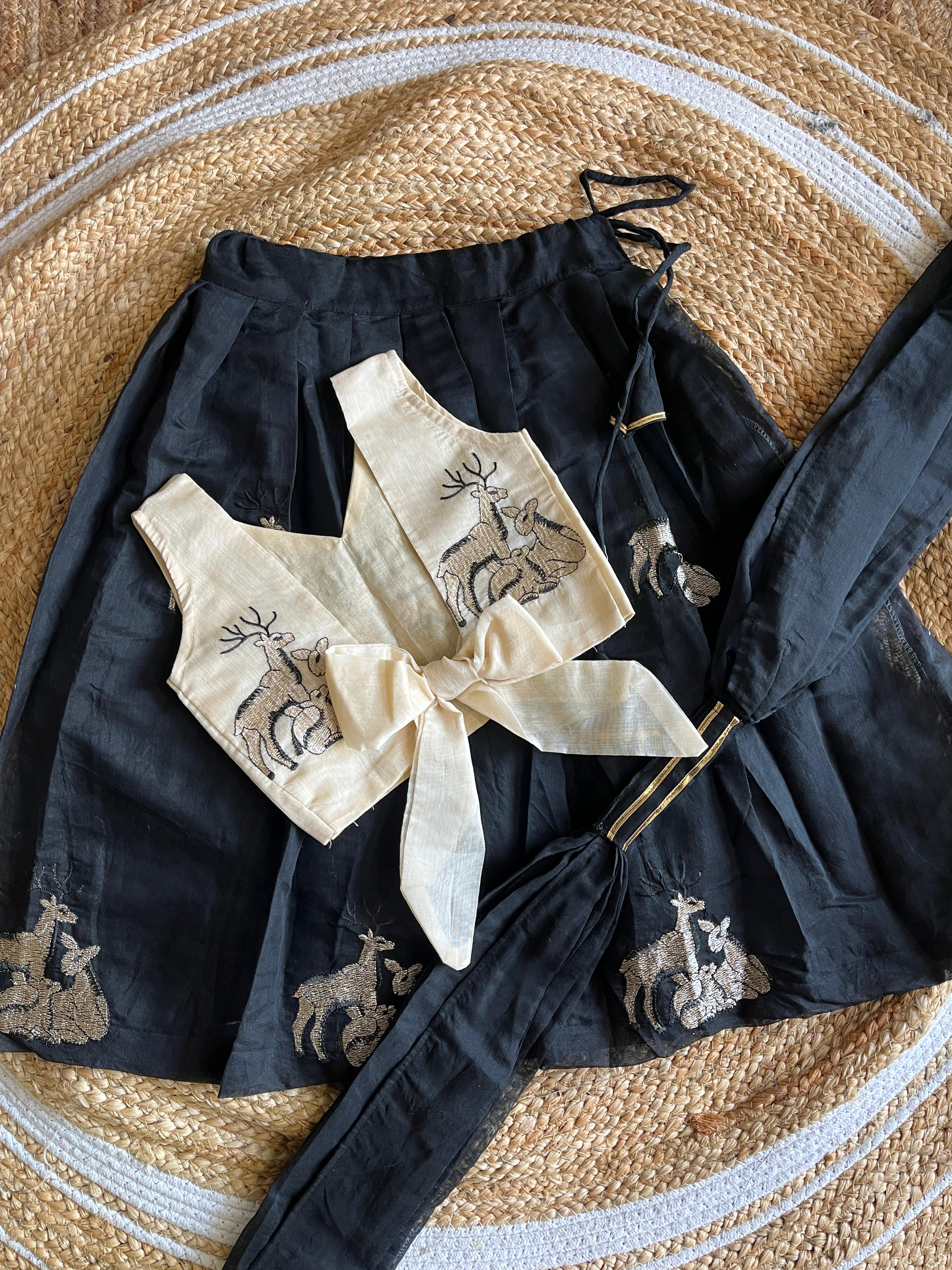 Crop top Skirt for kids