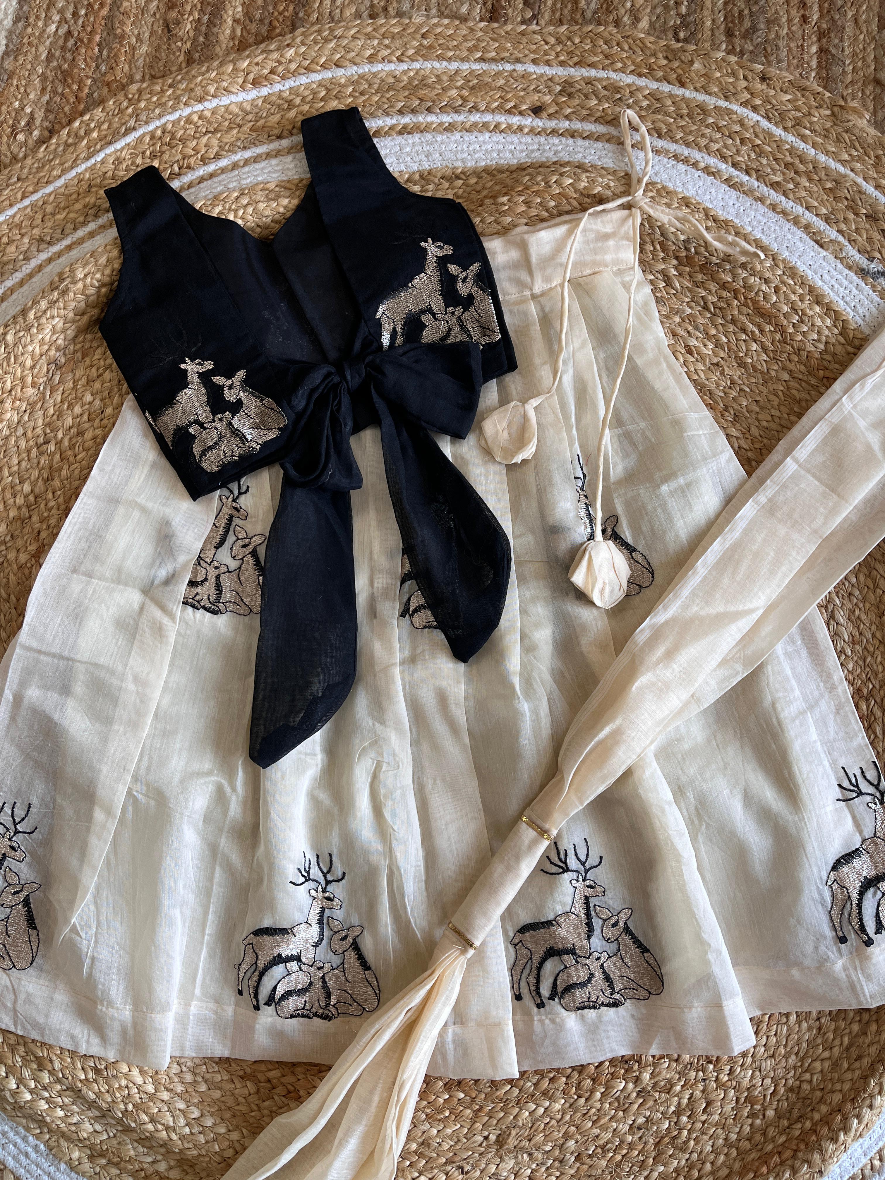 Crop top Skirt for kids