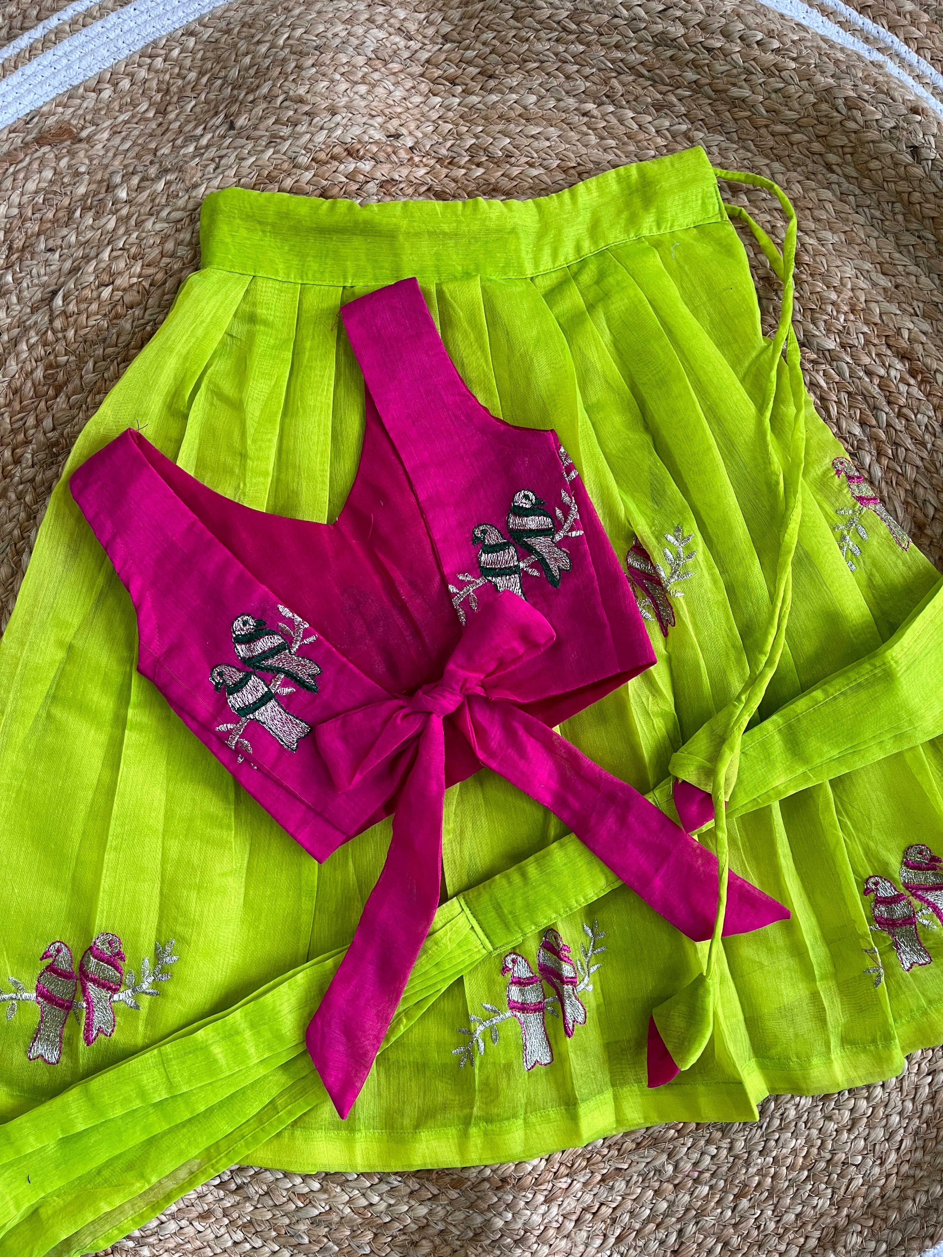 Crop top Skirt for kids