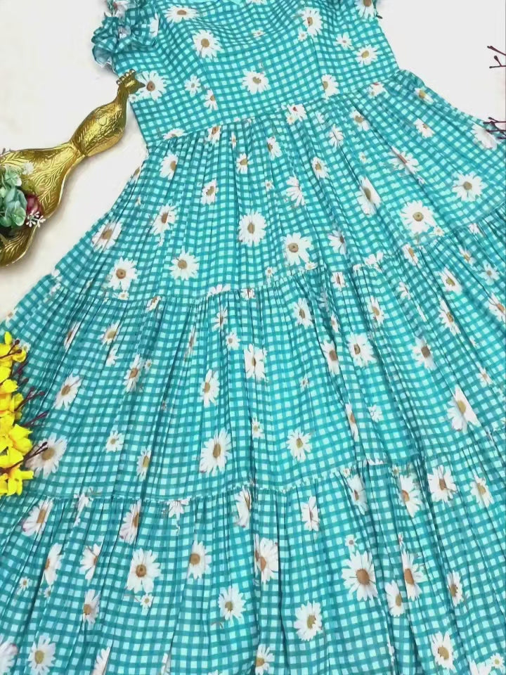 Checks Cotton Frock