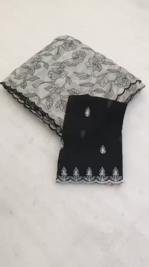 Crunchy crush saree