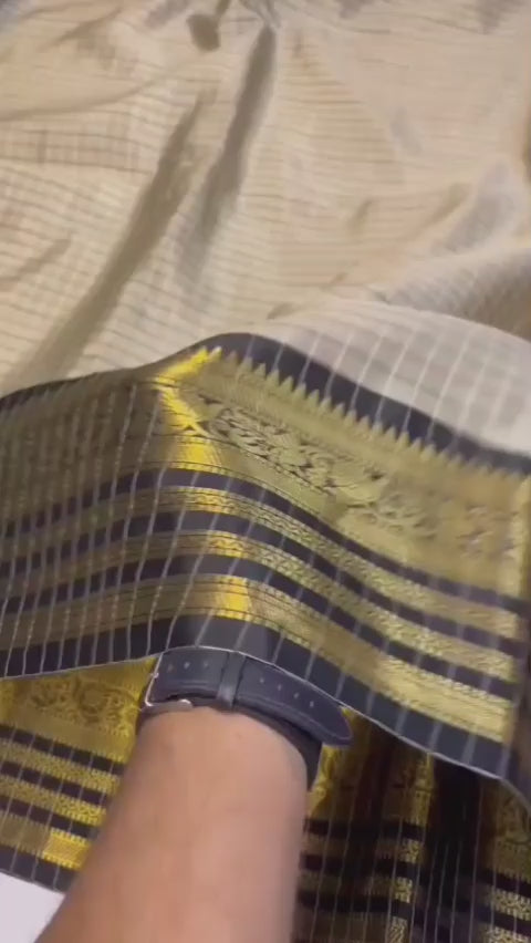 Banarasi ganga jamuna border sarees