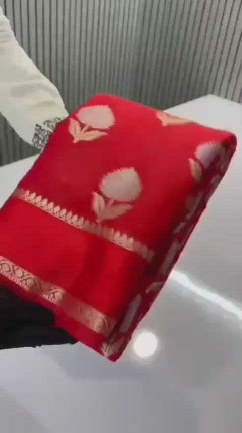Banarasi soft katan saree