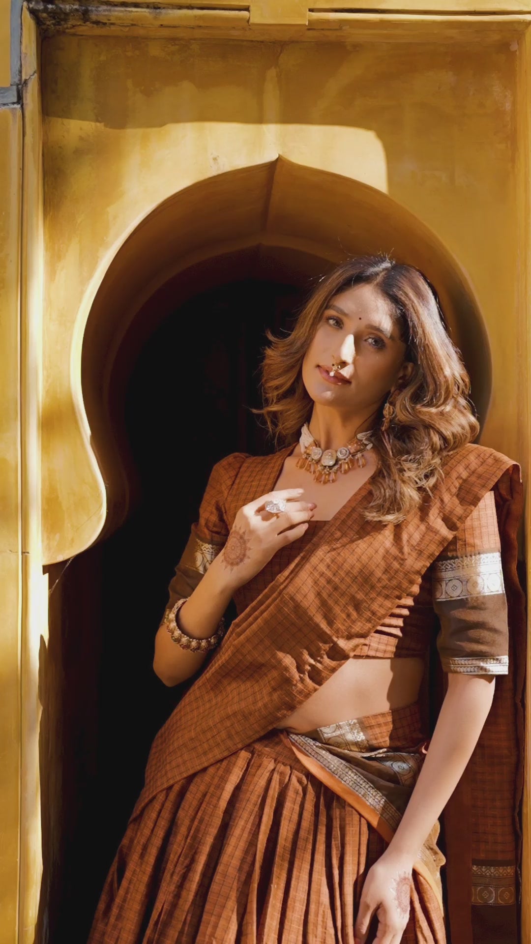 Chettinad cotton lehanga