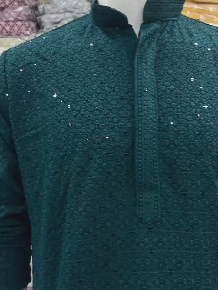Men's Chikankari Kurta