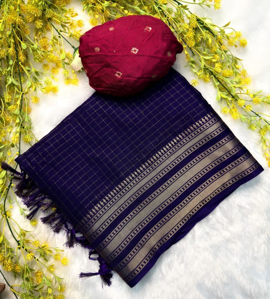 Purple saree