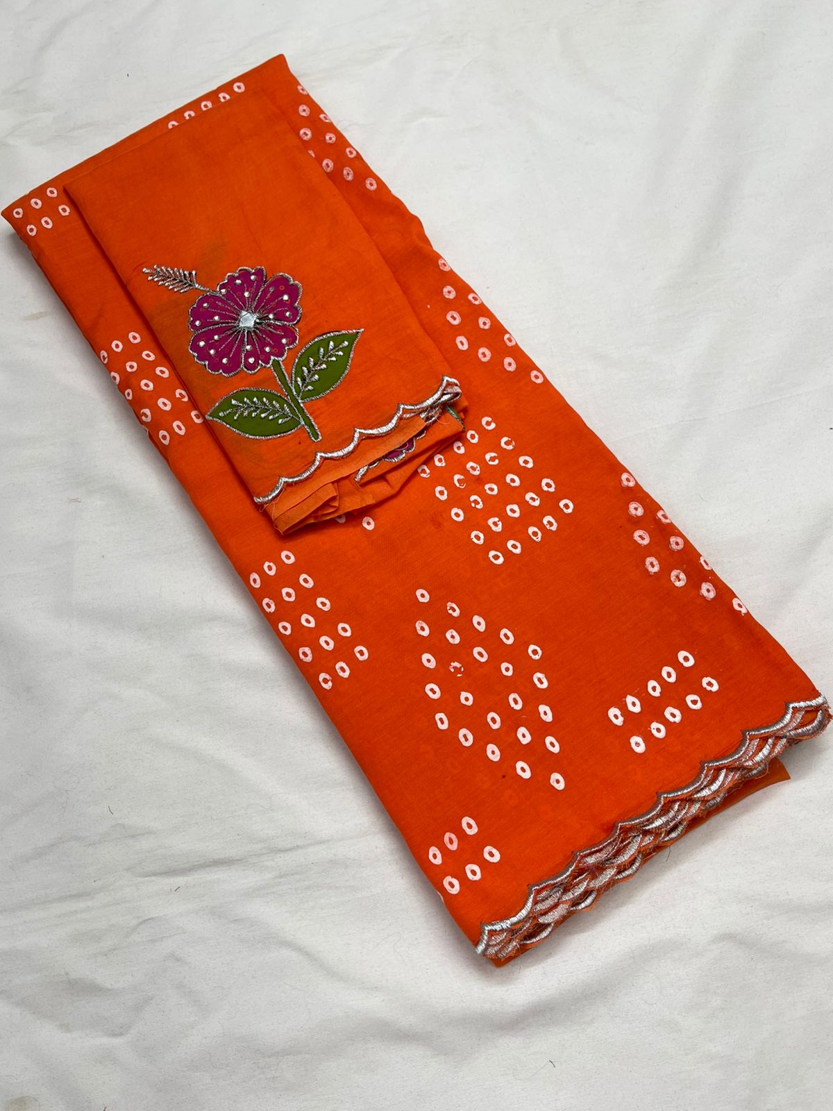 Mangalagiri Pattu Bandhini Design Saree