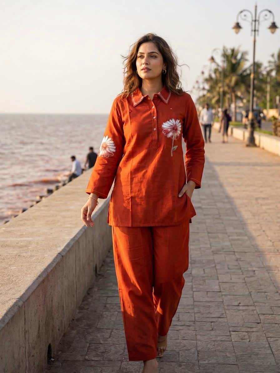Elegant Orange co ord sets