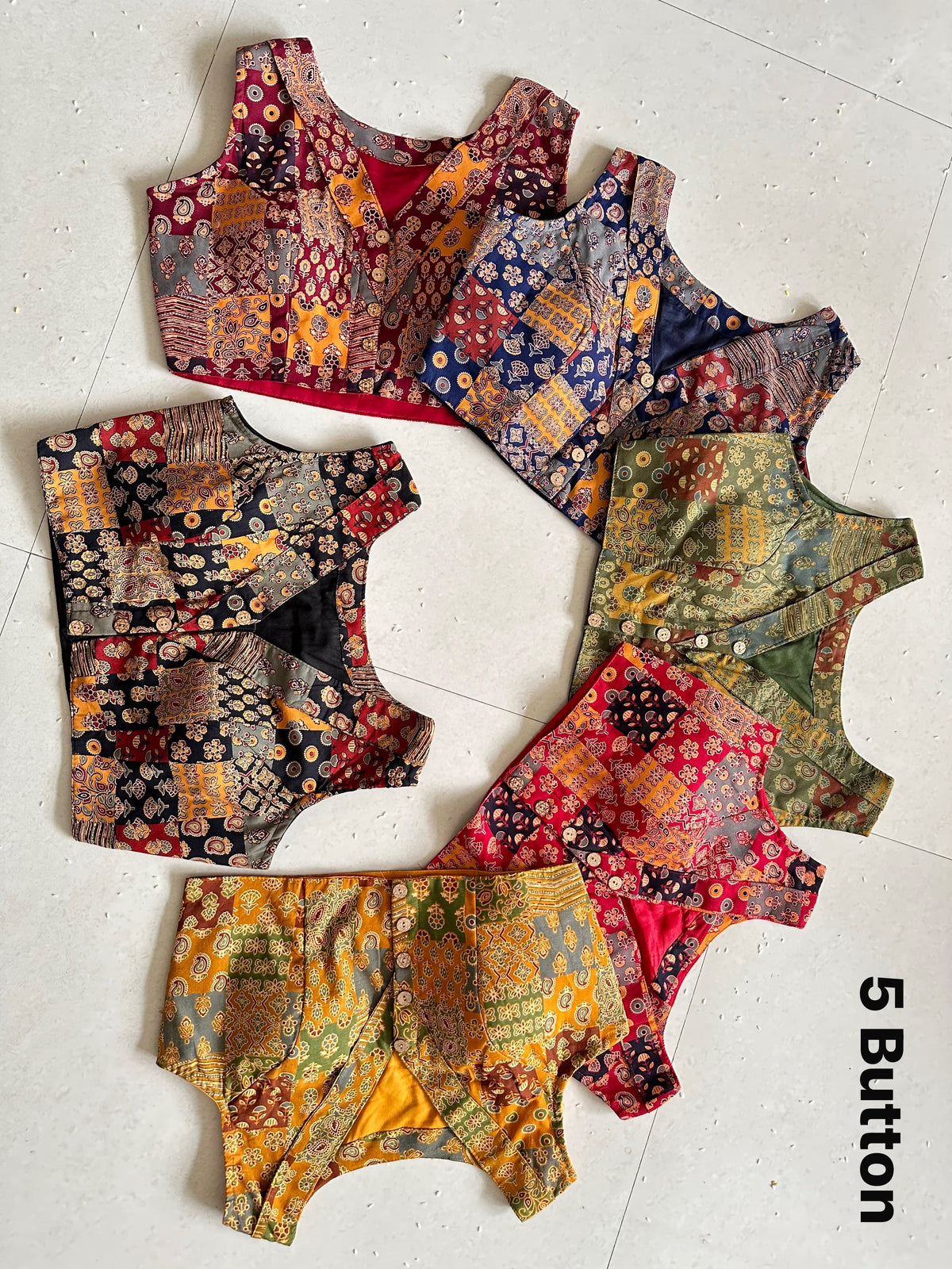 Navy Blue, black, mehandi green, mustard Yellow, red, maroon, 