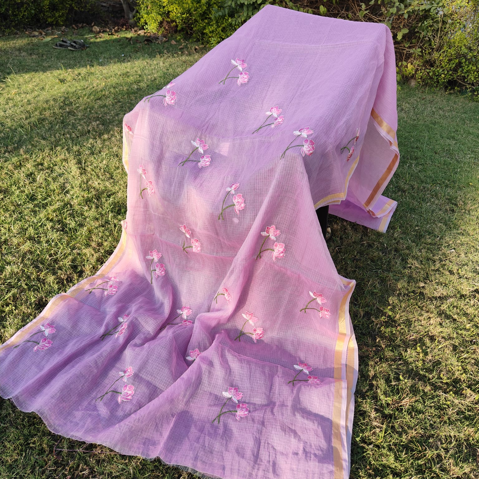 Kota Embroidery Saree