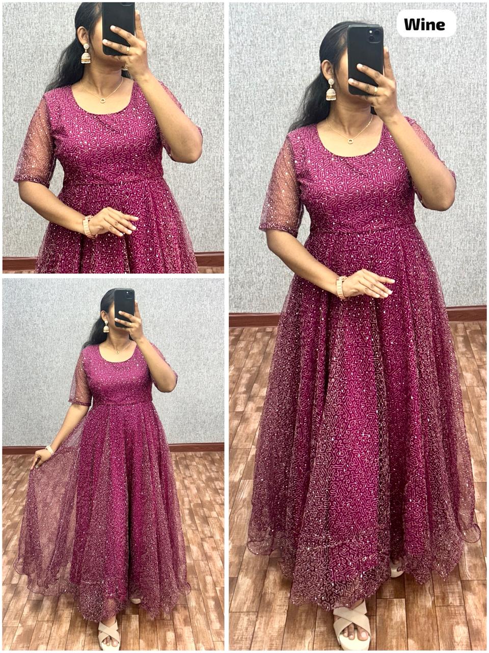 Wine gown