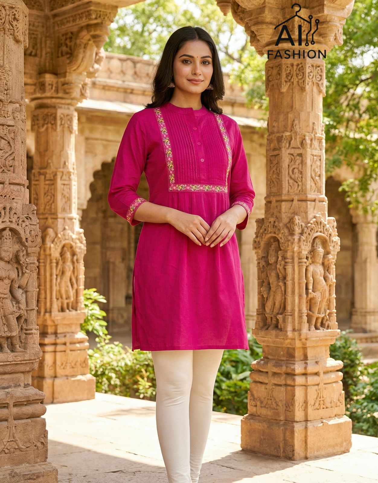 Bright pink
