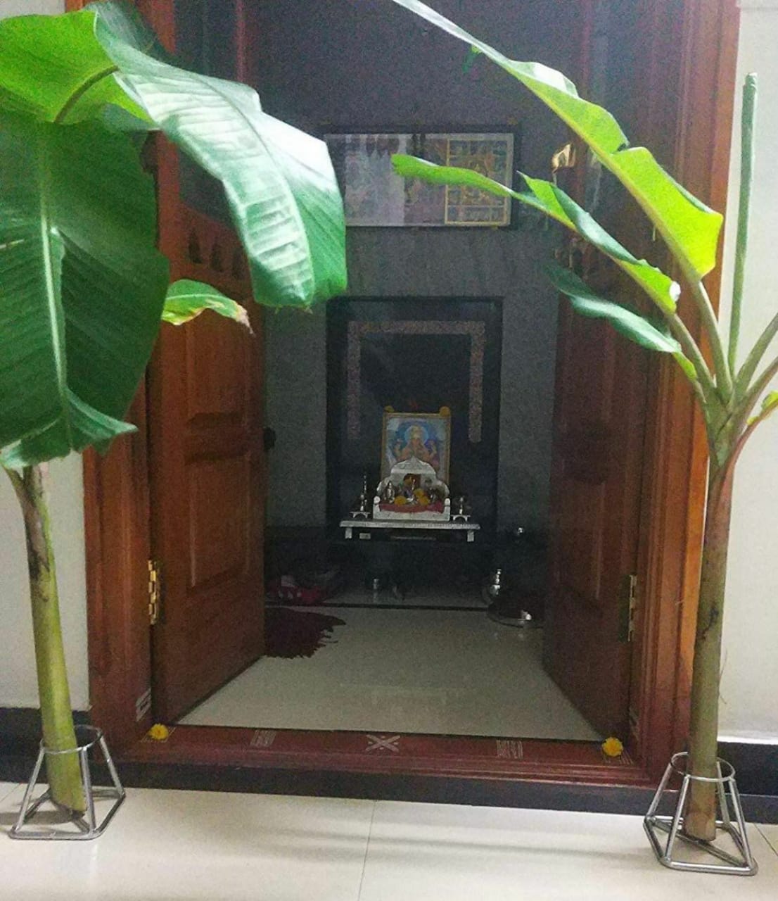 Stainless steel banana stand