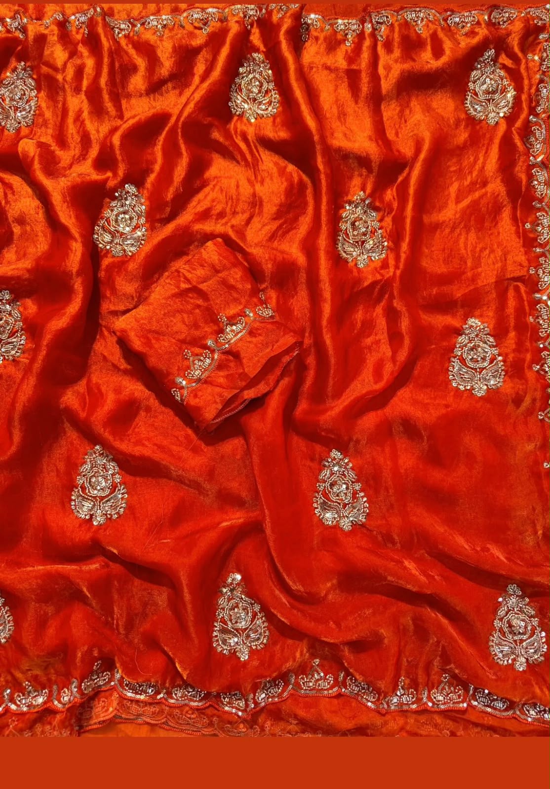 Premium Space Silk Heavy work Party Wear Sarees LSS22