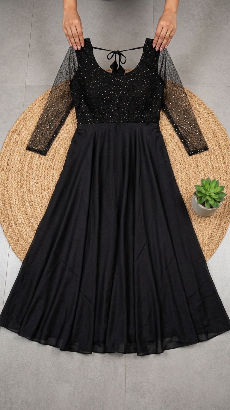 Black gown