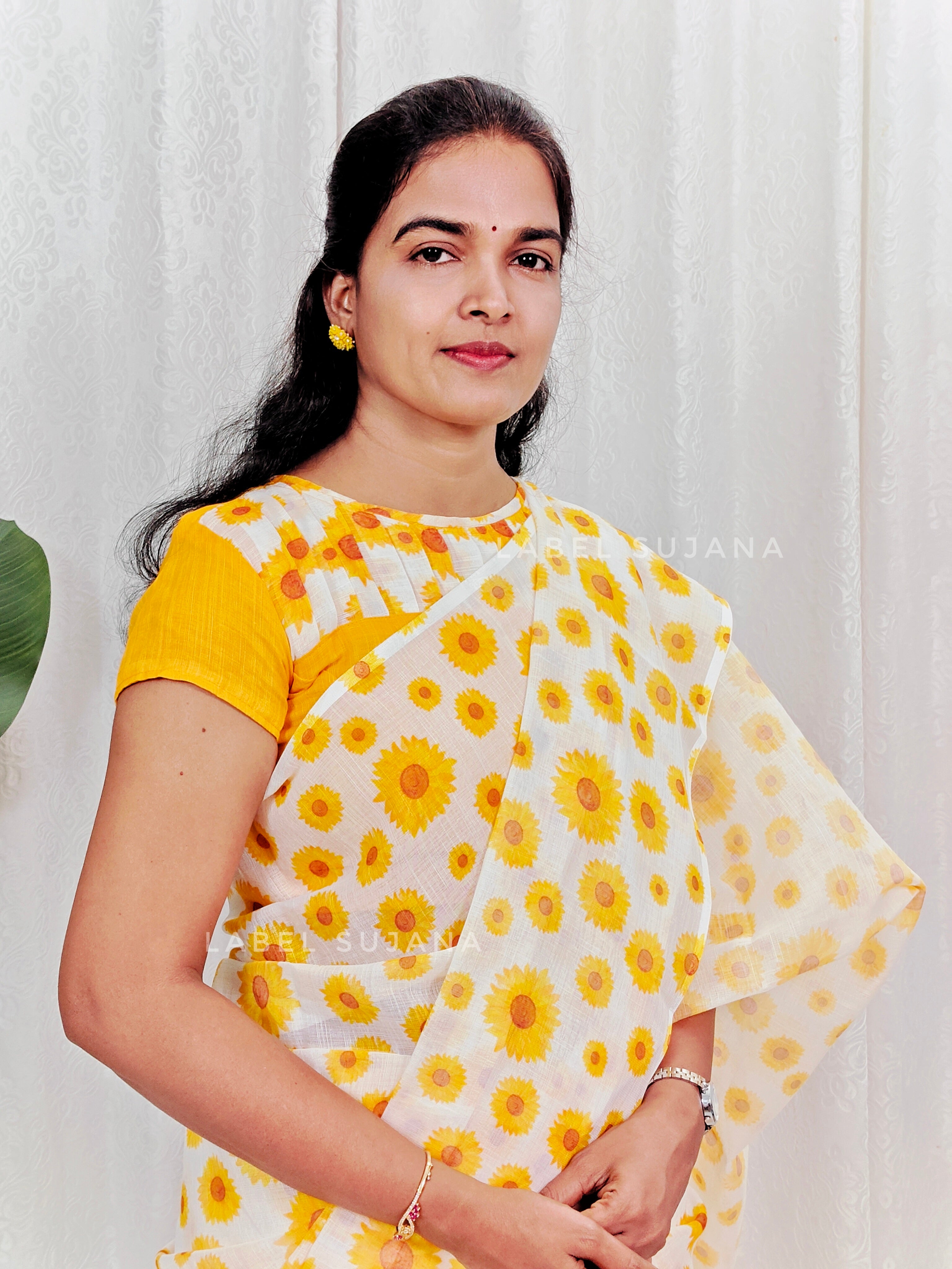 Sunflower Retro Saree LSS04