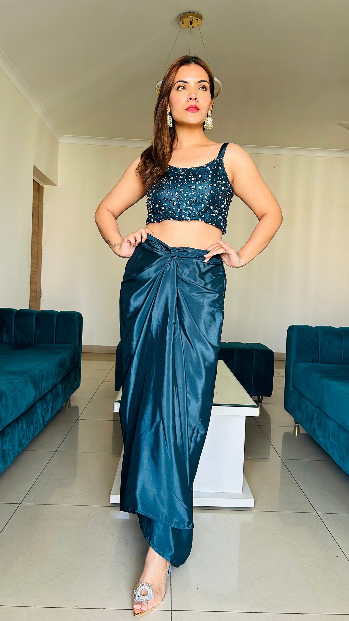Teal blue 