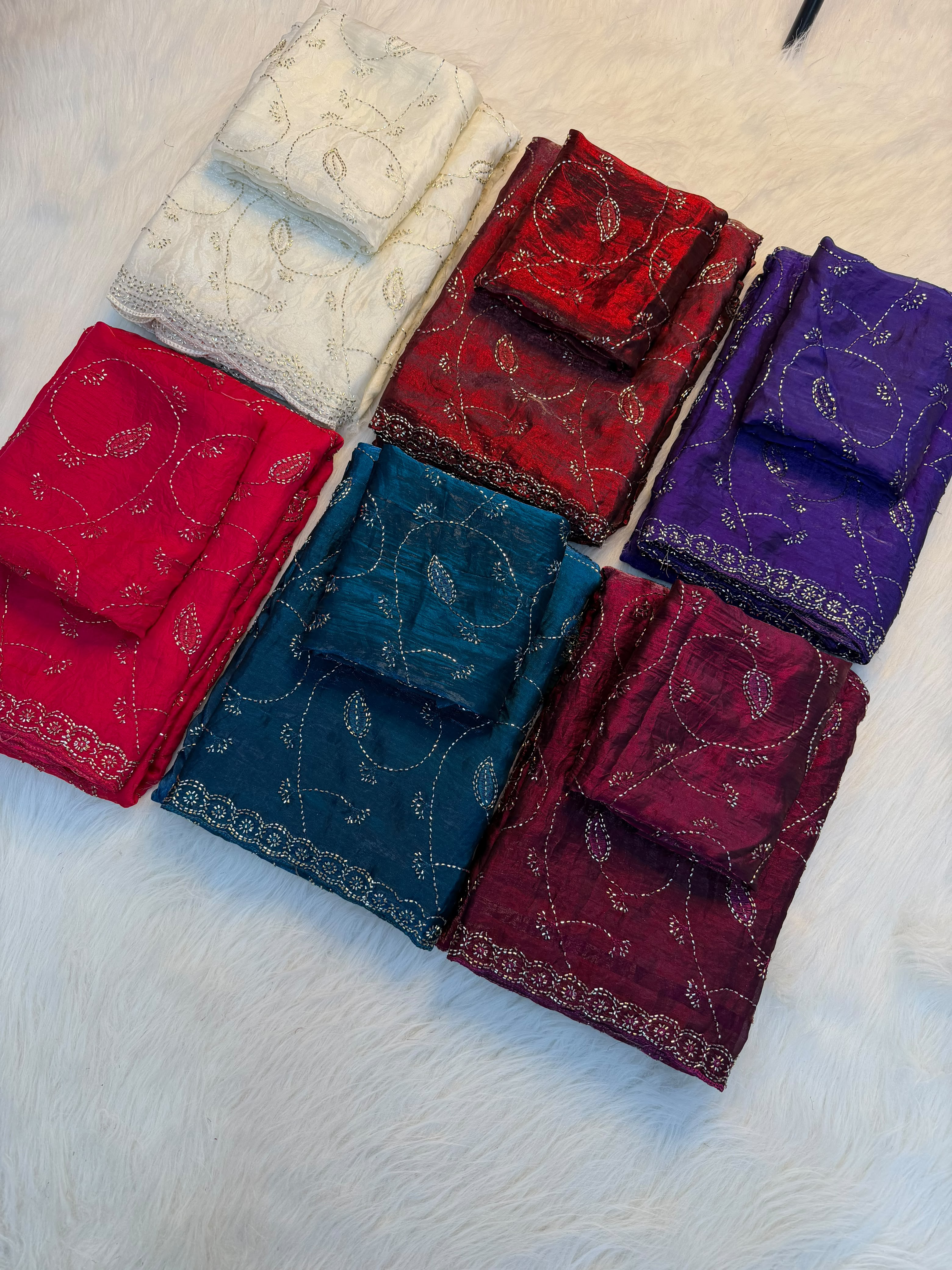 White,wine, Purple,red, Turquoise Blue and maroon