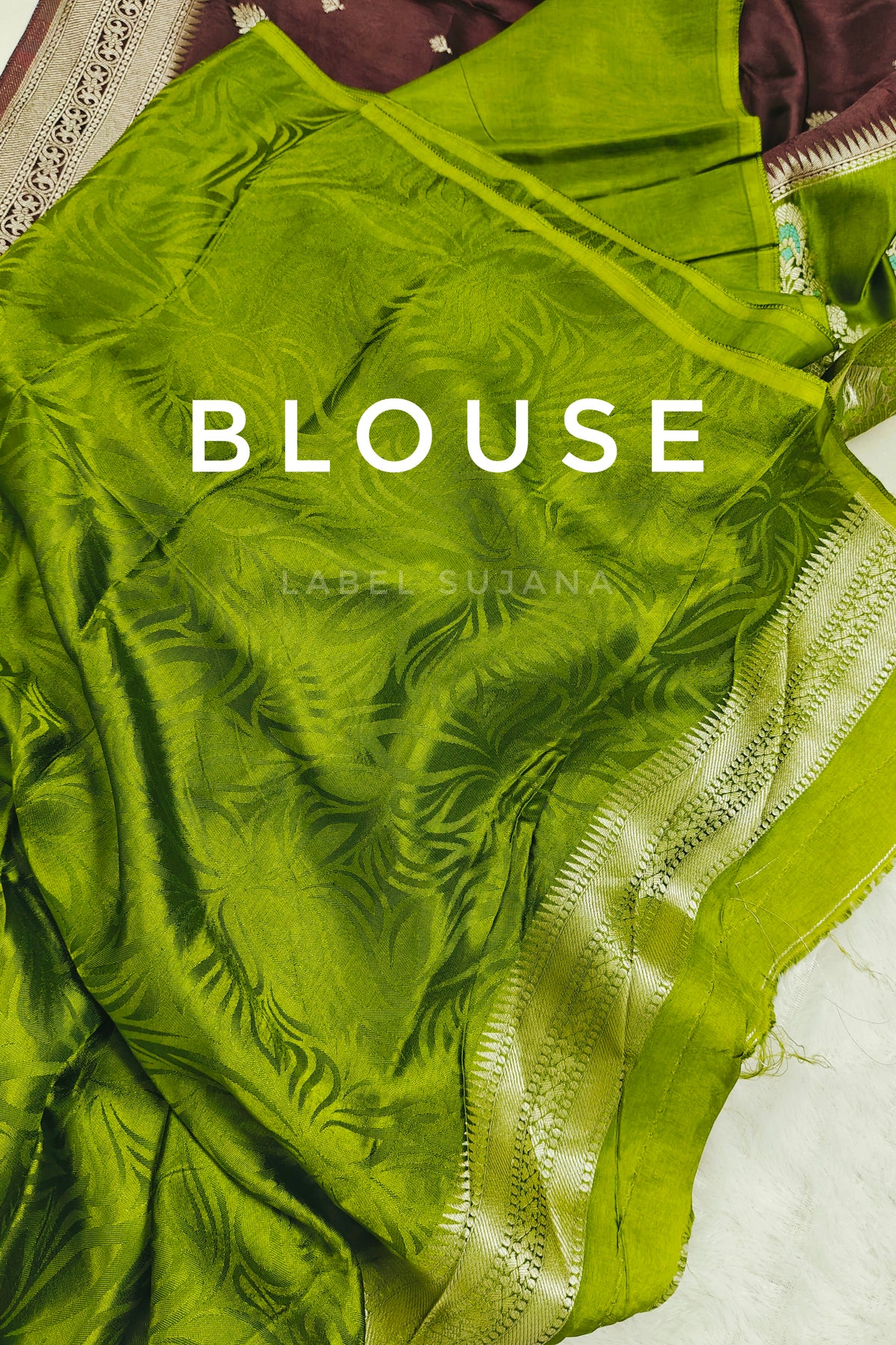 Pure Mashru Silk Saree with Big Border LSS56