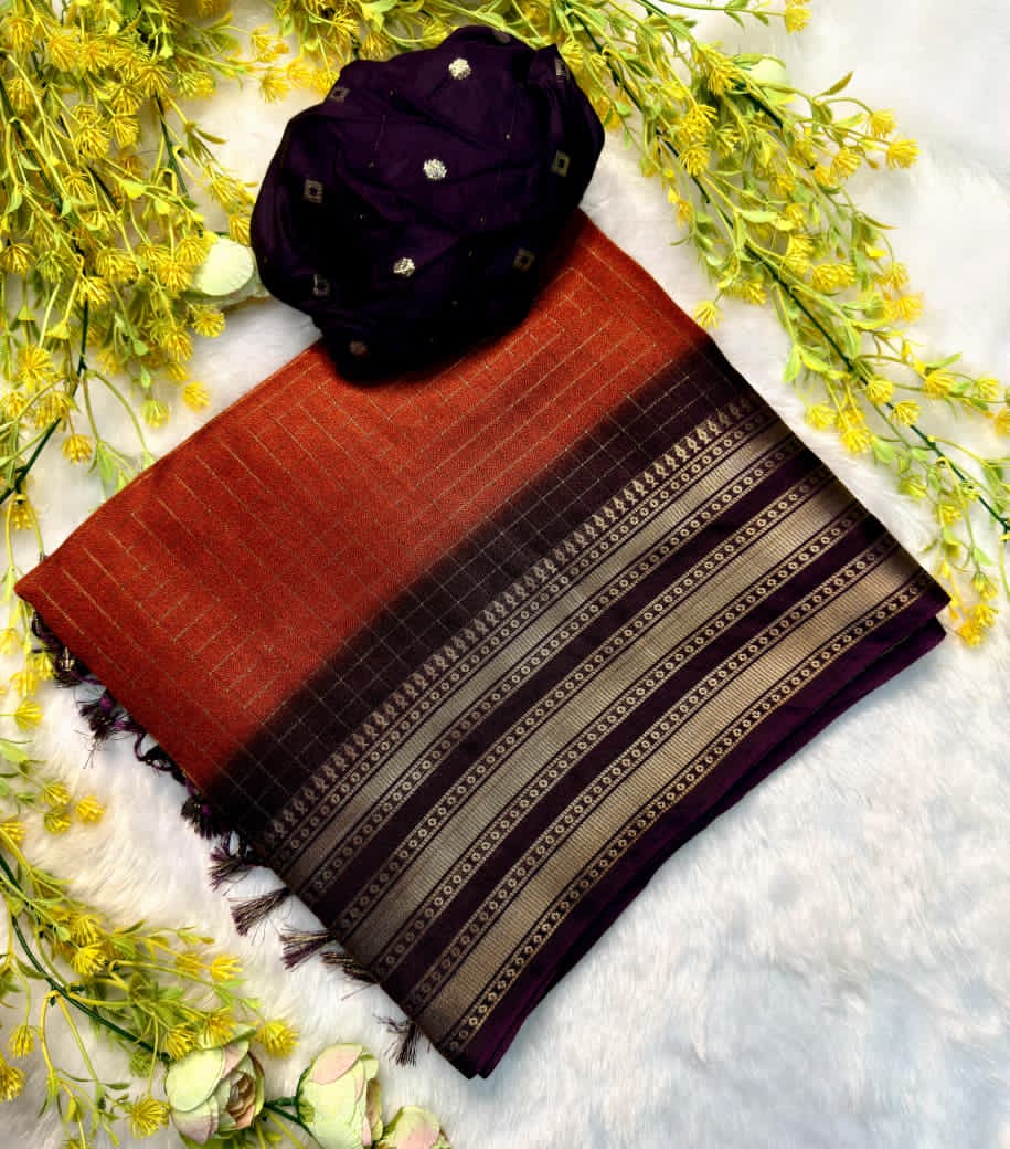 Rust Orange fabric 
