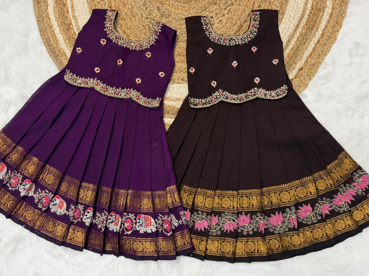 Purple and Brown 
