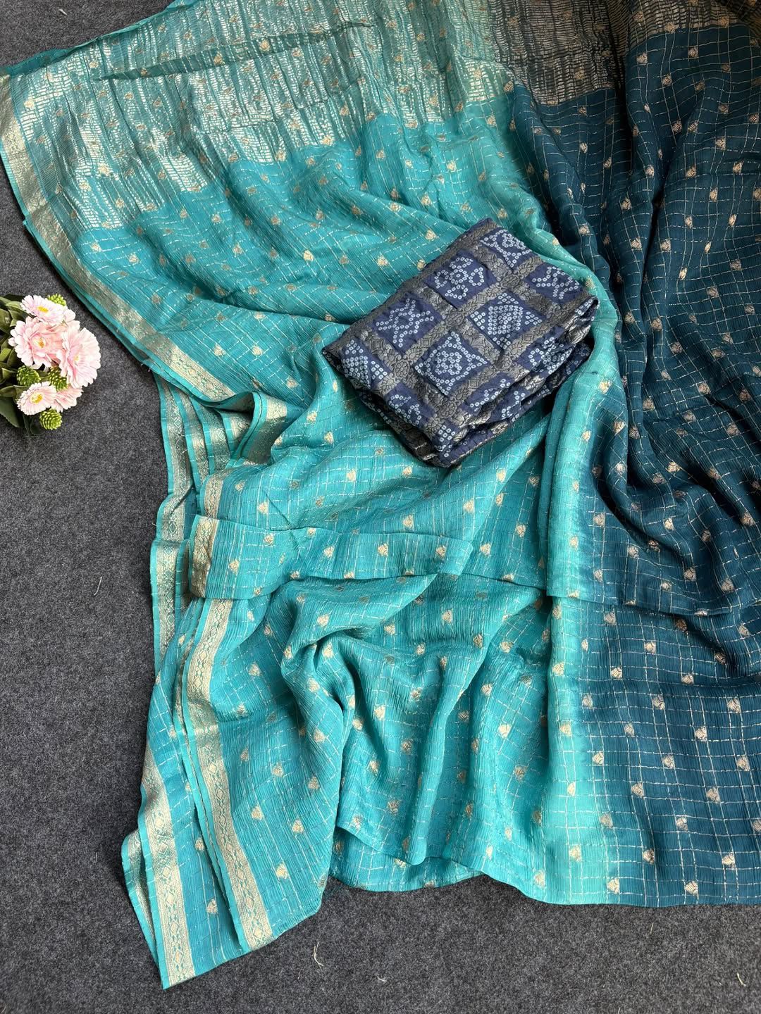 Pure Chinon Viscose Saree