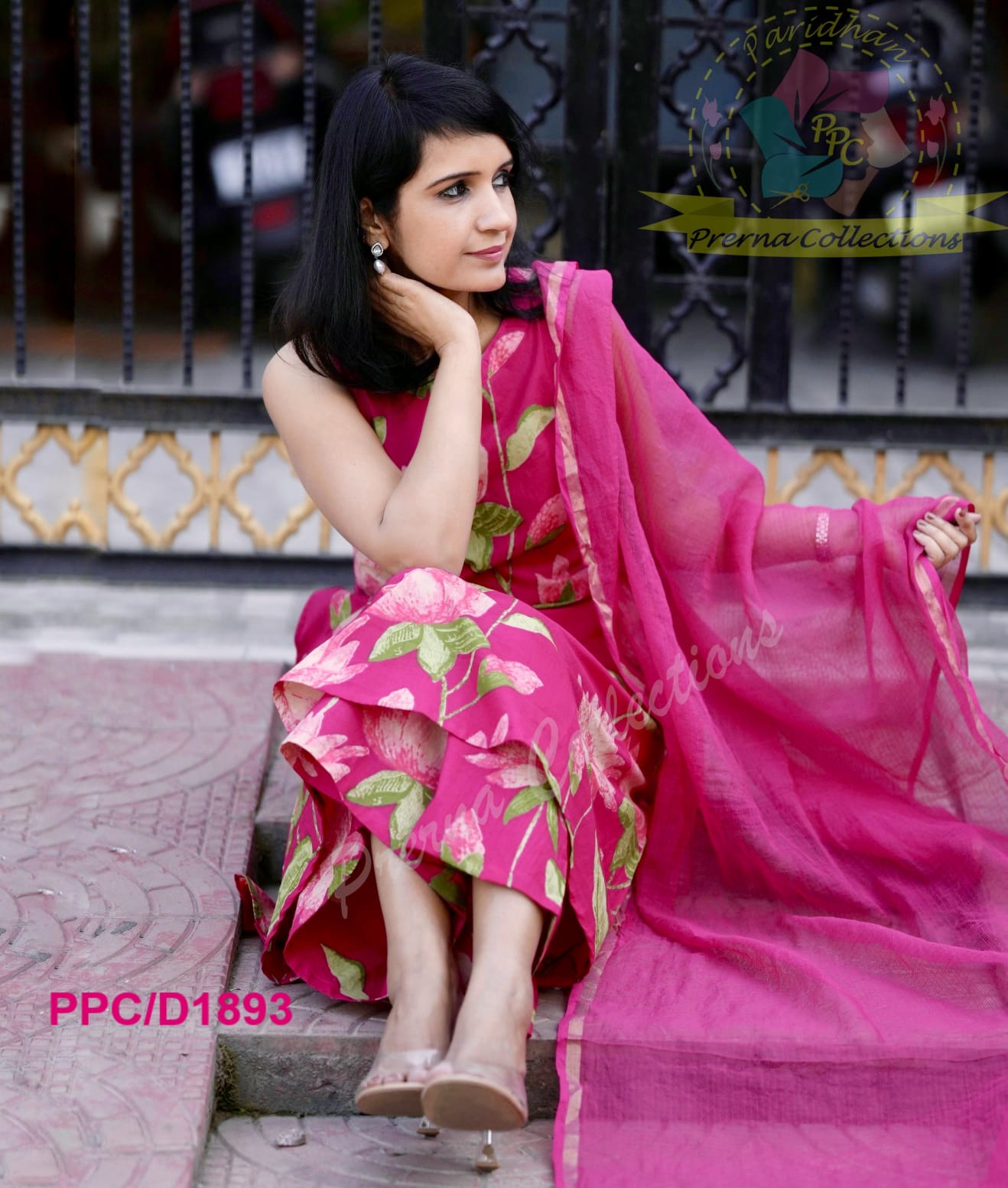 Pure cotton pichwai print Aline Kurta Set