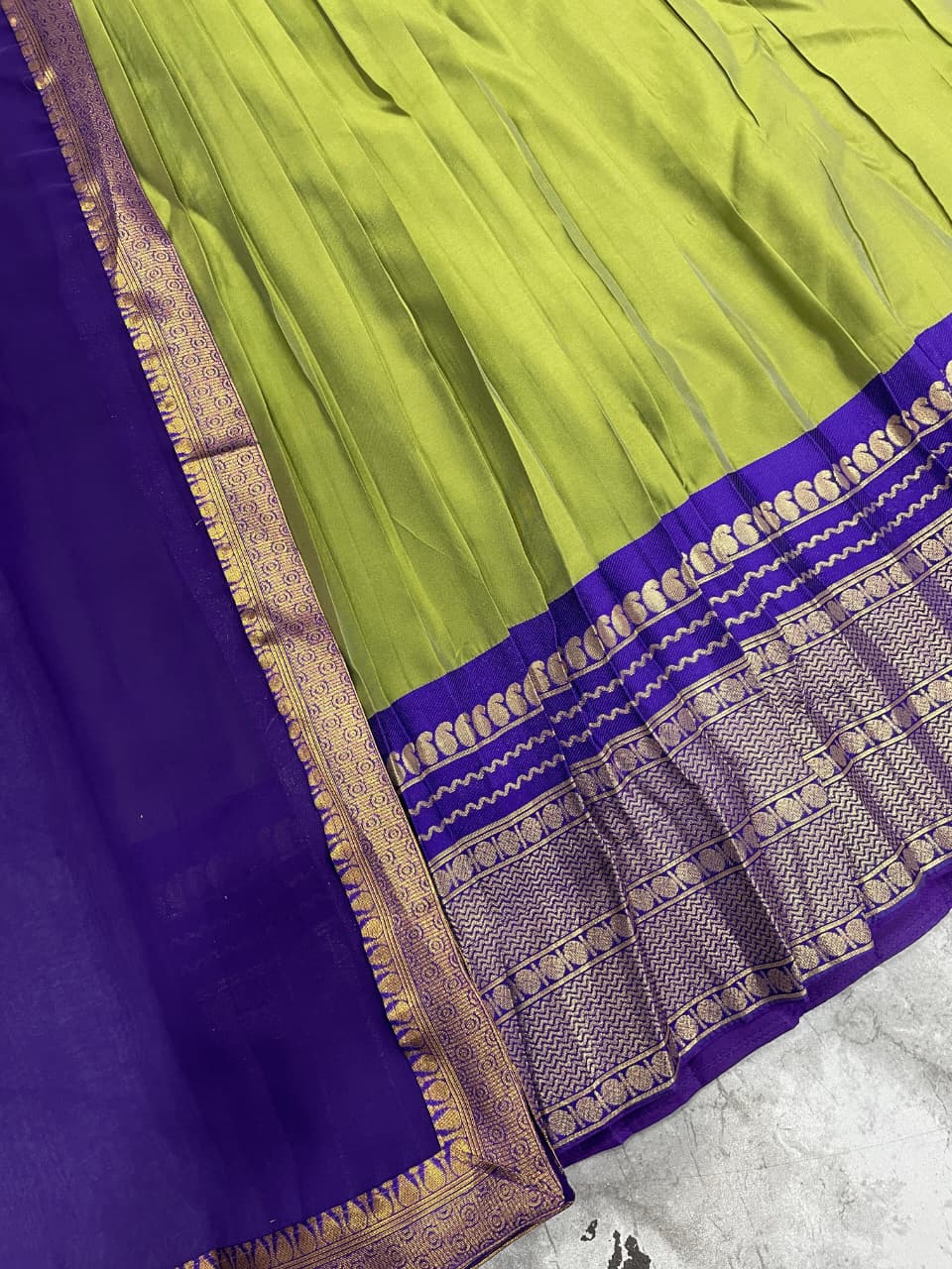 Parrot Green fabric 