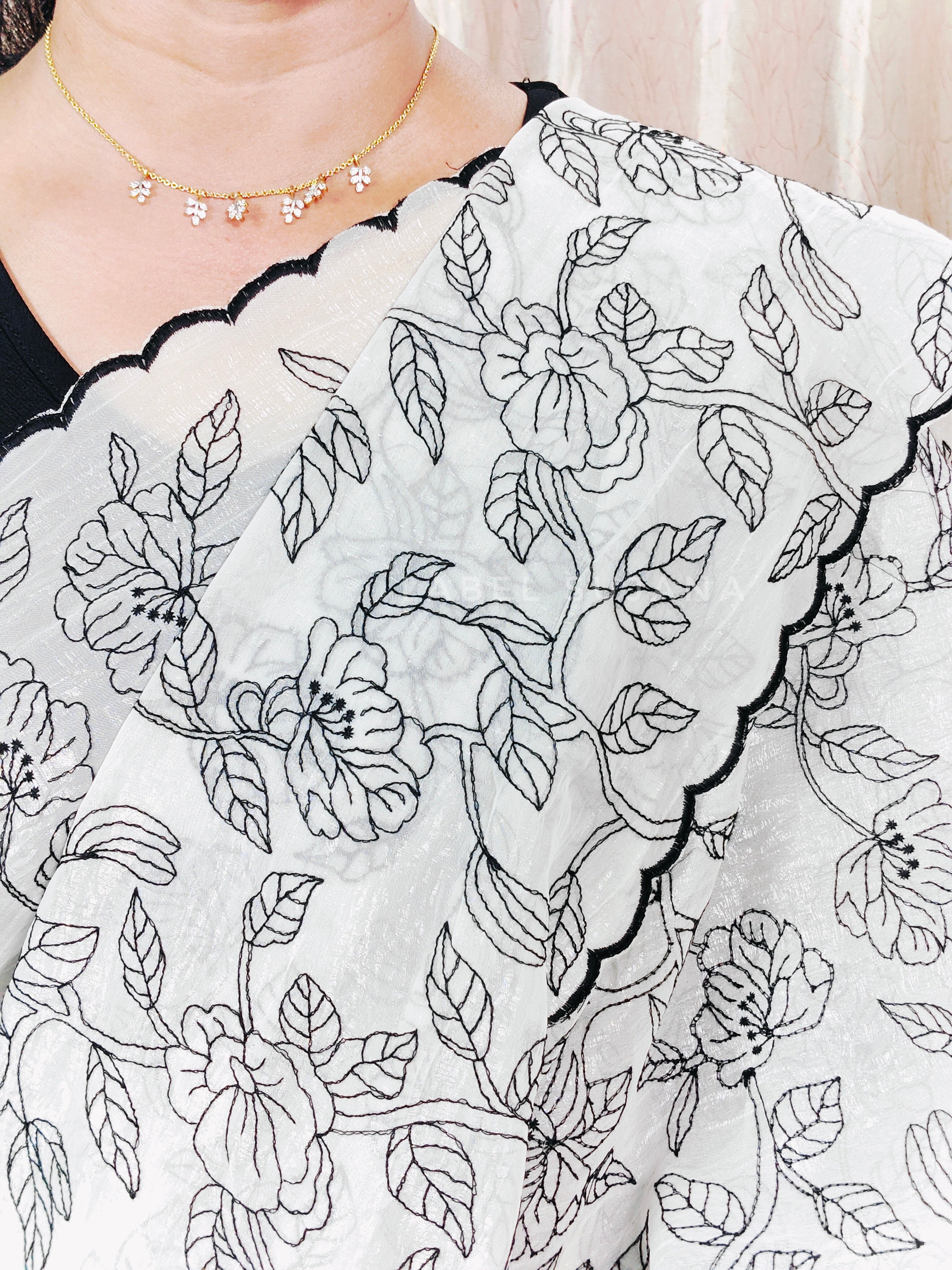 Crunchy crush saree LSS07