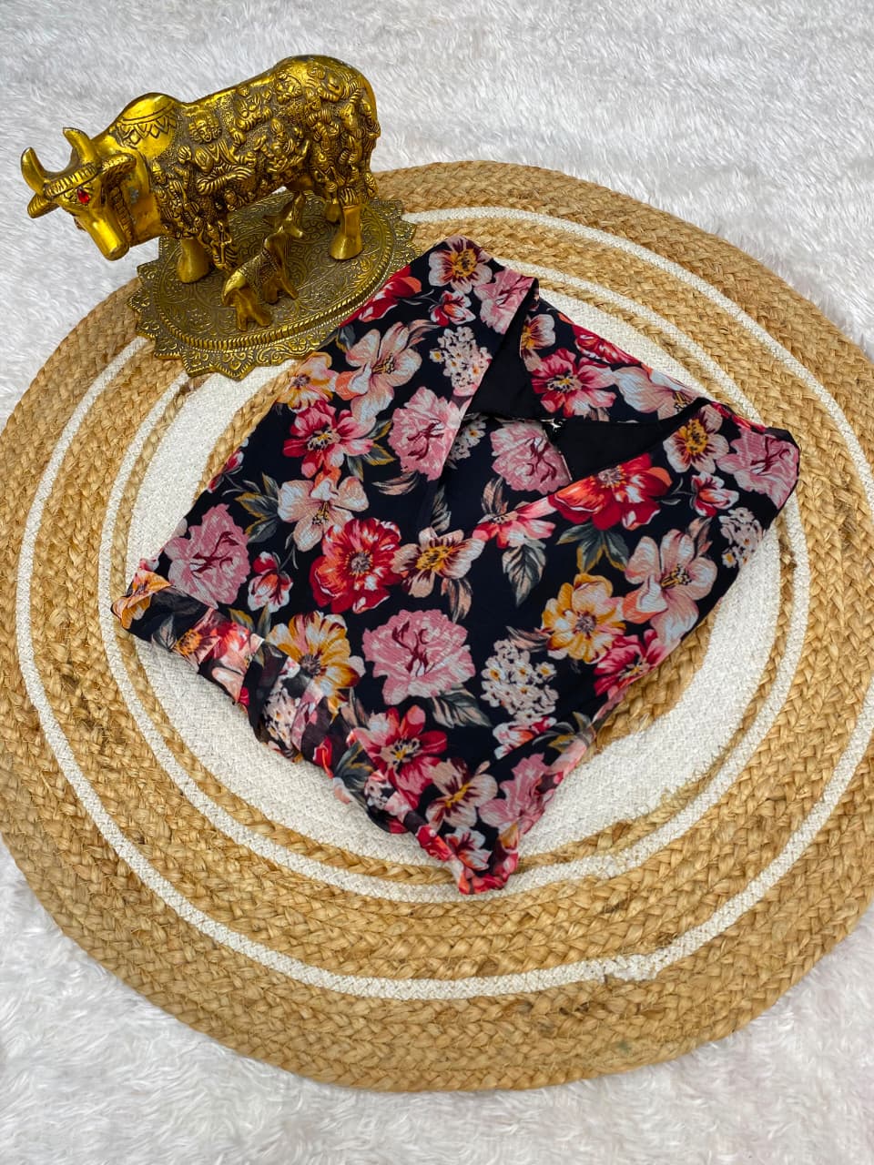 Floral Chiffon Maxi Dress
