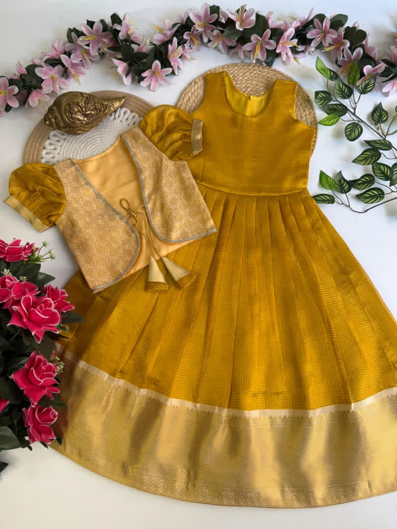 Mustard yellow dress