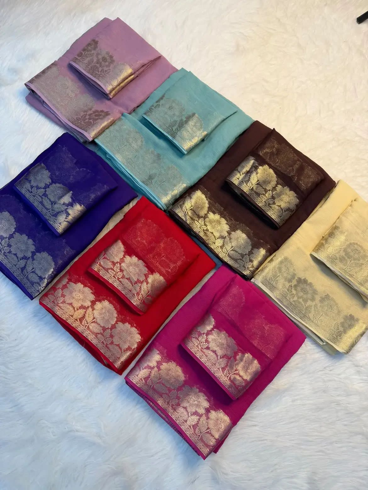 Lavender, red,sky blue,pink, Purple, beige,dark brown 