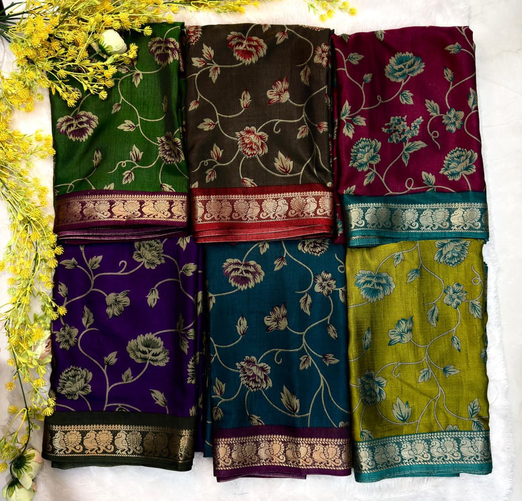 Bottle green, brown,maroon, purple, Rama green and olive green 