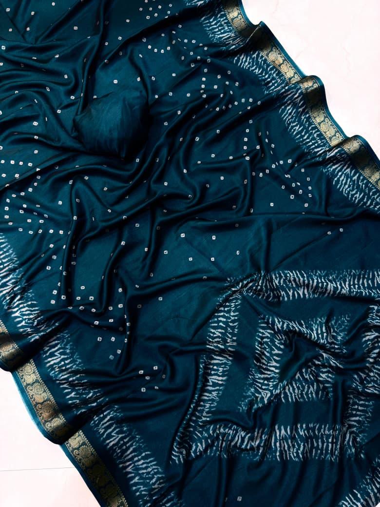Rama Green fabric with gold patterns 