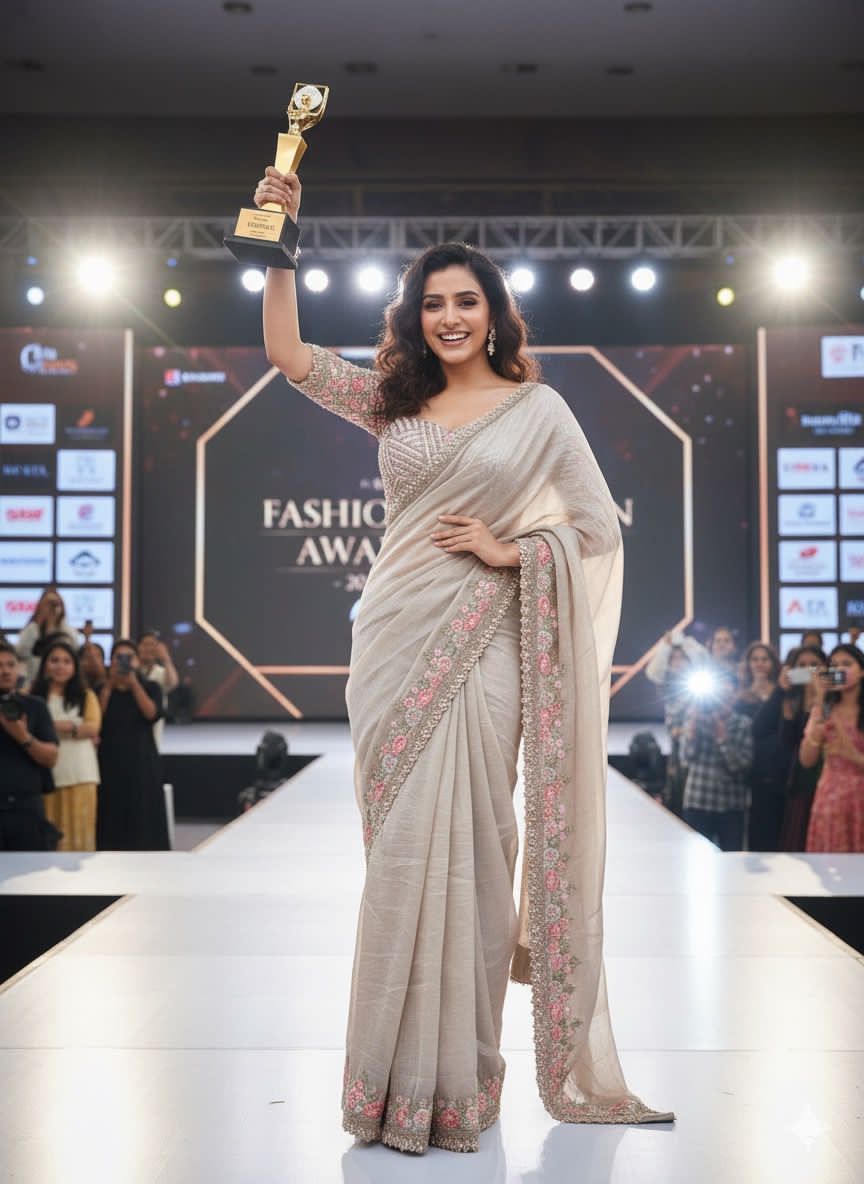 1 minute Cocktail Saree