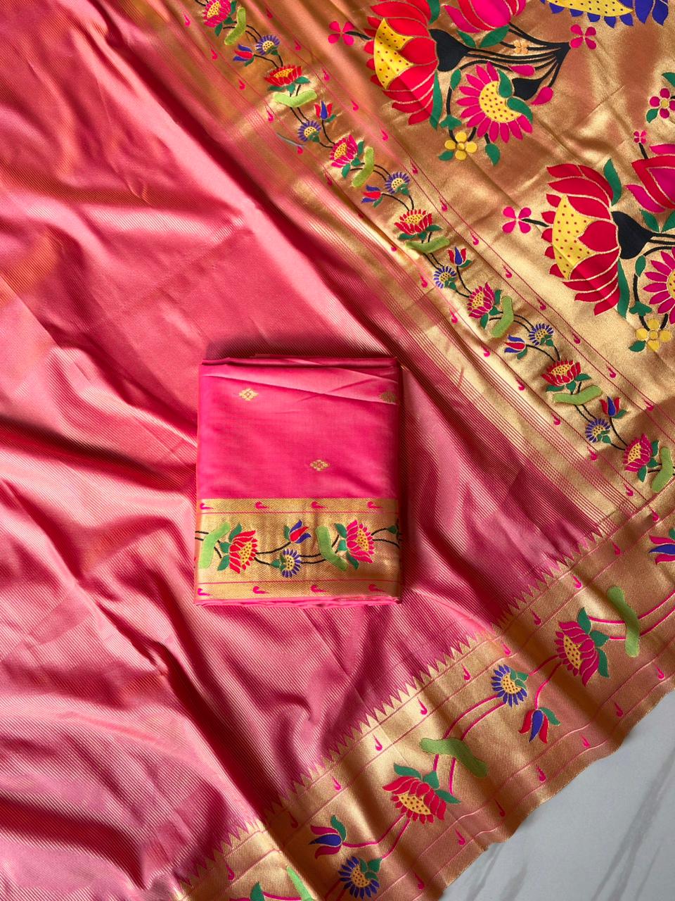 Paithani tissue silk