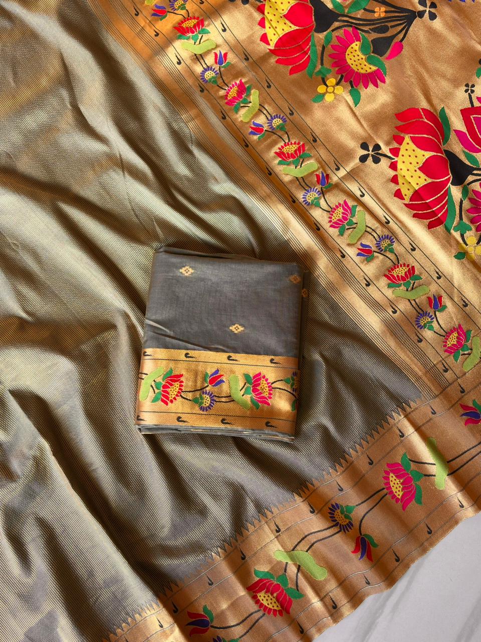 Paithani tissue silk