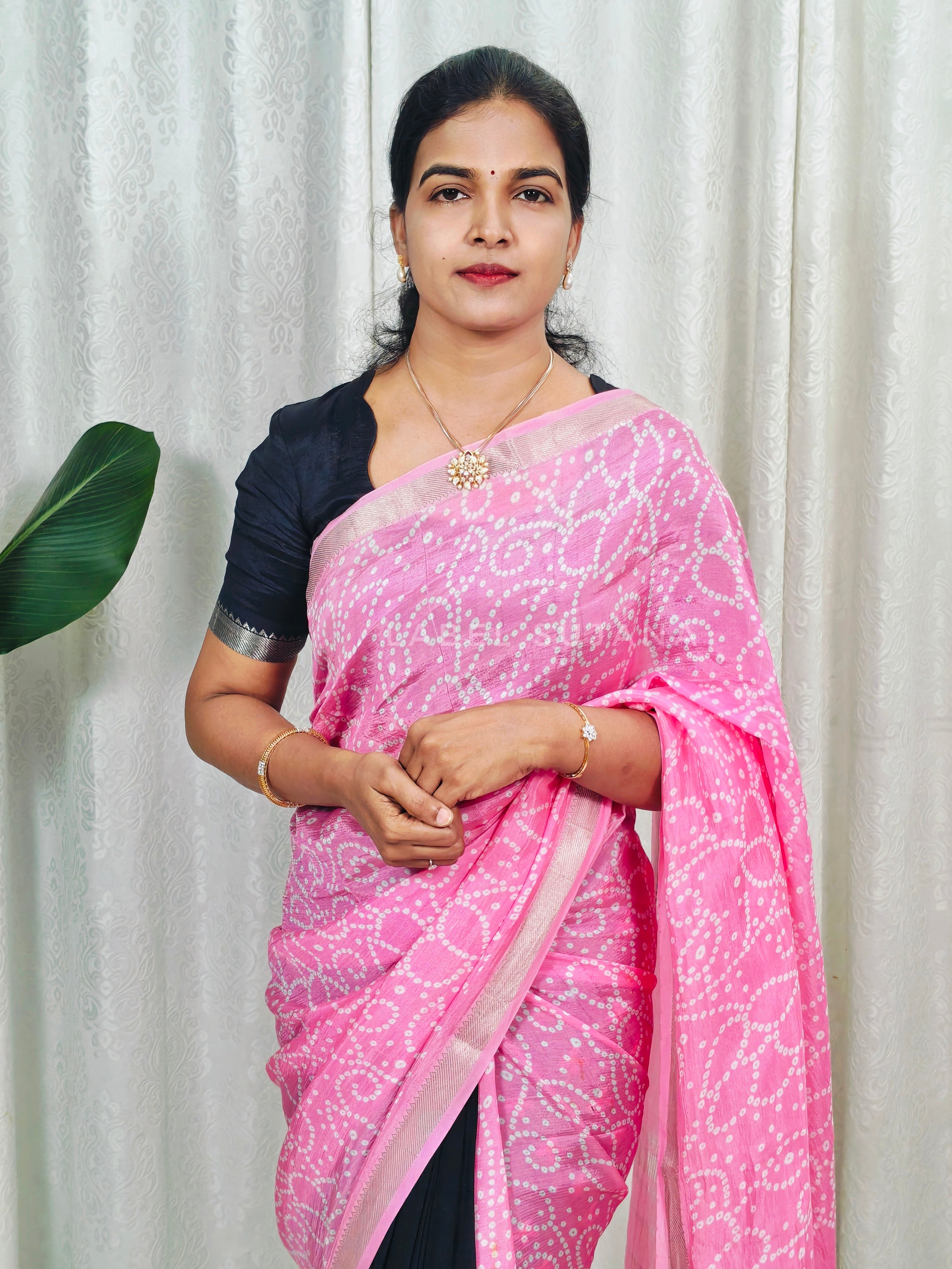 Langa Voni Style Mangalagiri Digital Pattu Saree LSS15