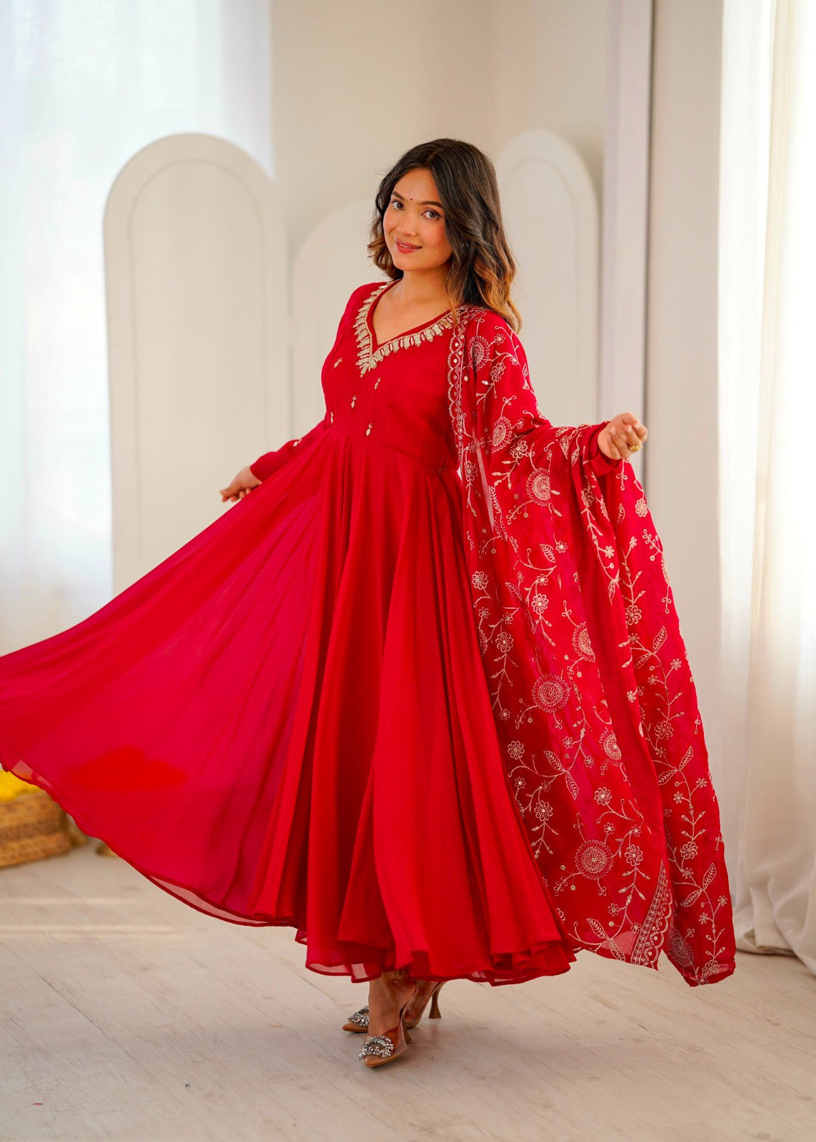 Georgette Designer party wear dress