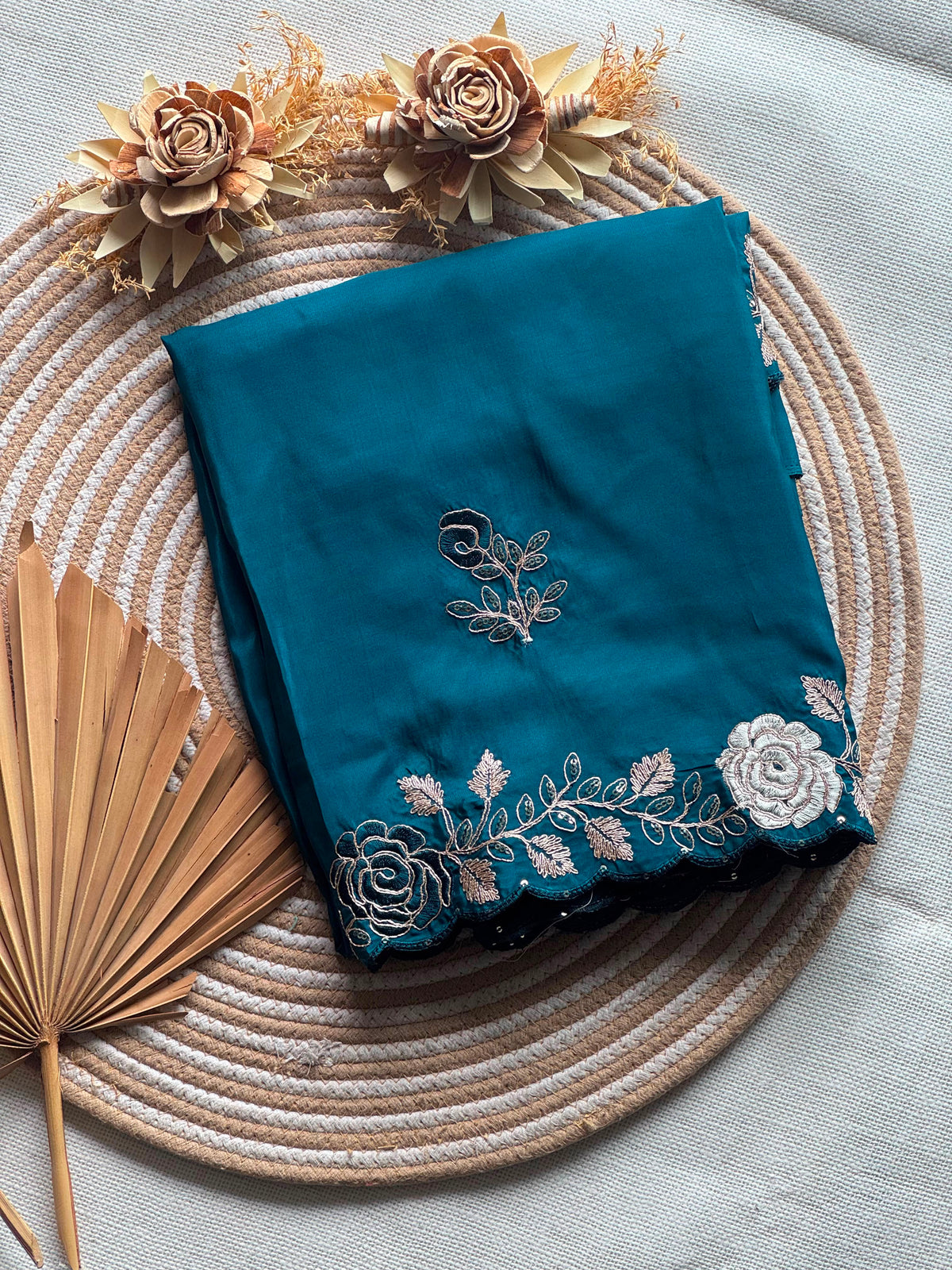 Peacock blue