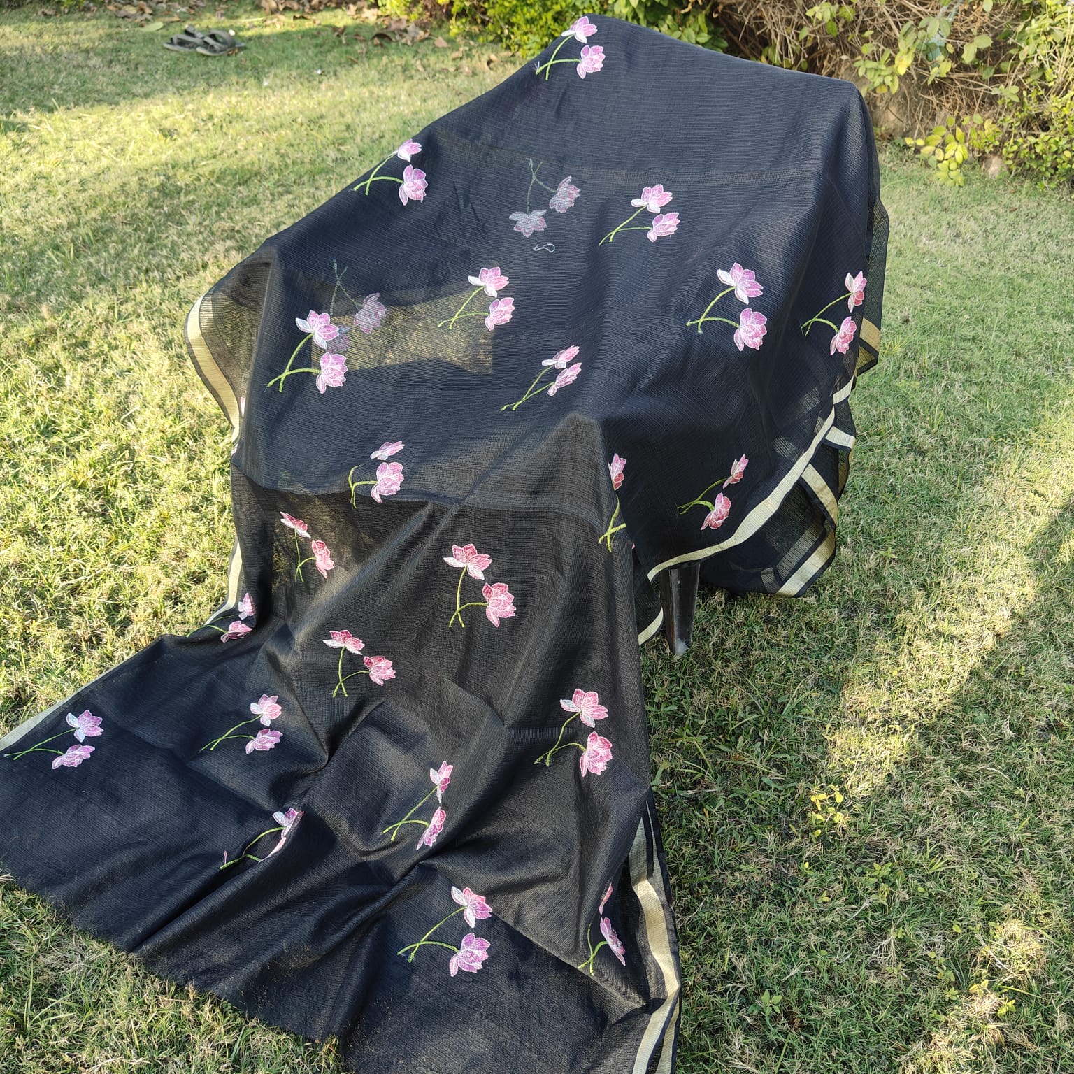 Kota Embroidery Saree