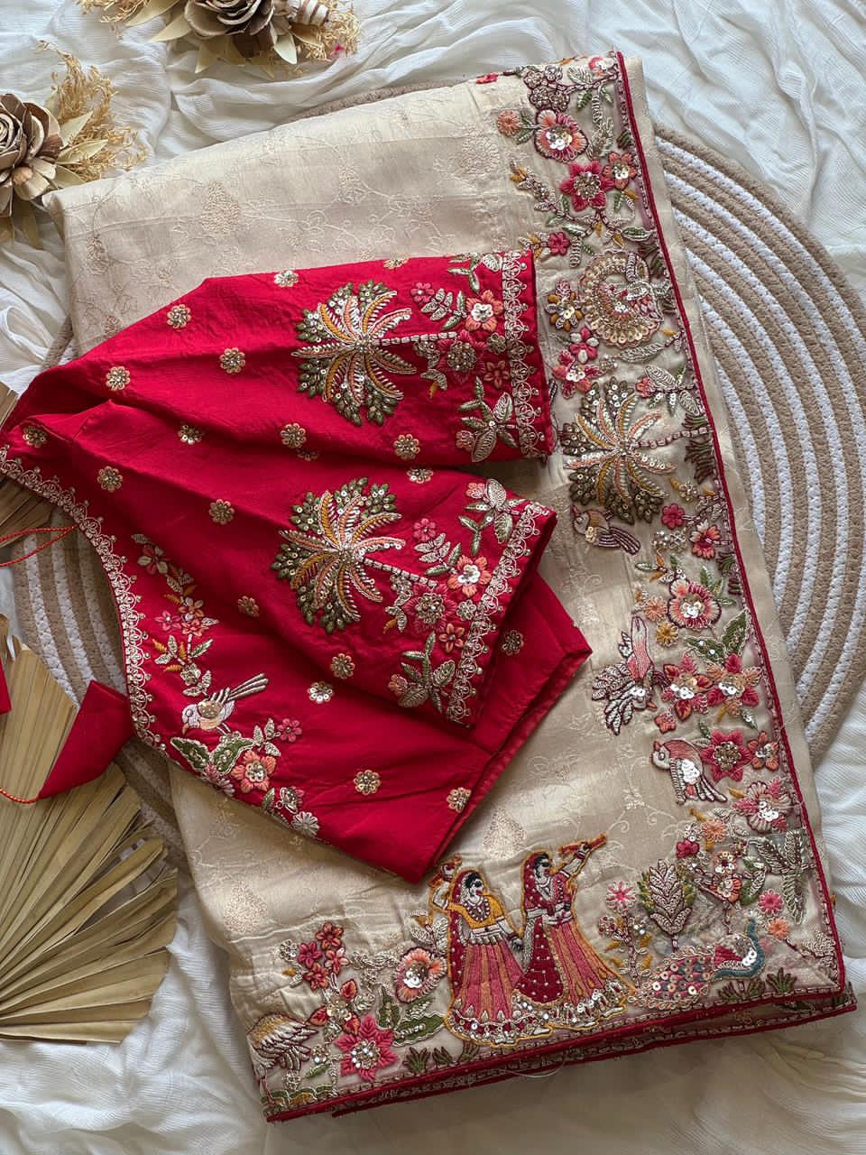 Premium Dola Silk Sarees with coding and multi sequence work
