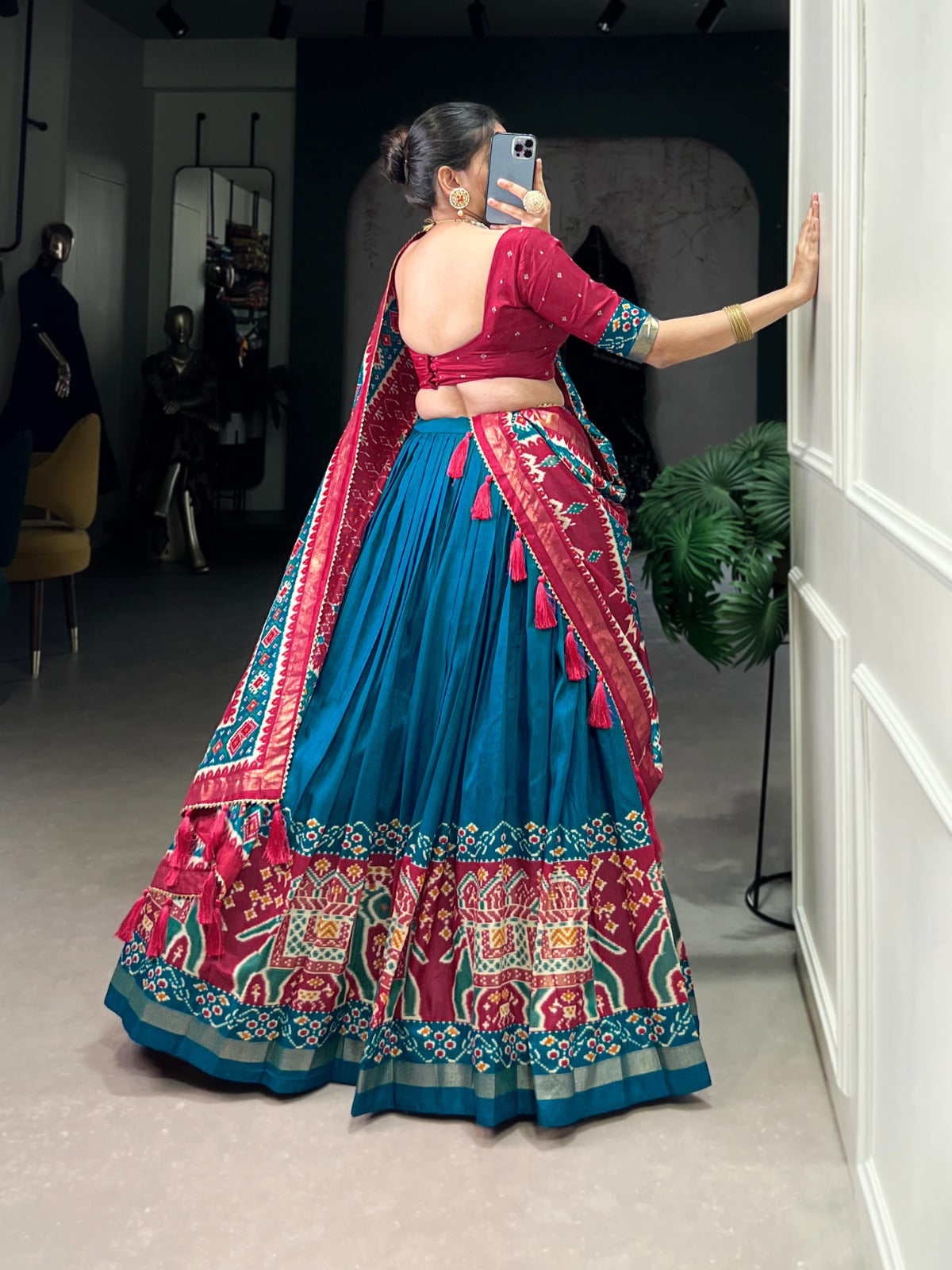 Sky blue traditional outfit 