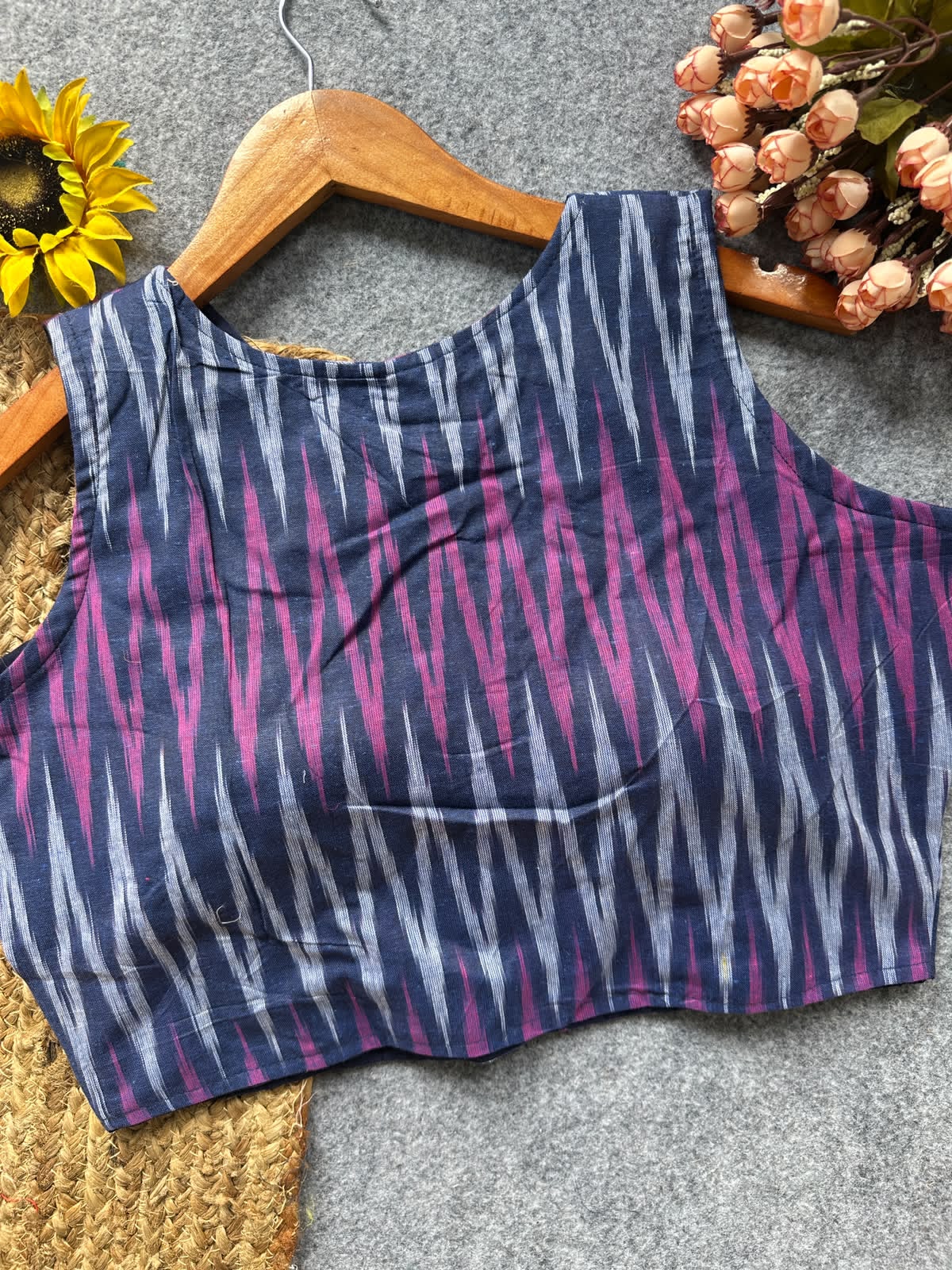 Ikkat Handloom cotton blouses
